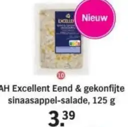 Albert Heijn AH Excellent Eend & gekonfijte sinaasappel-salade aanbieding
