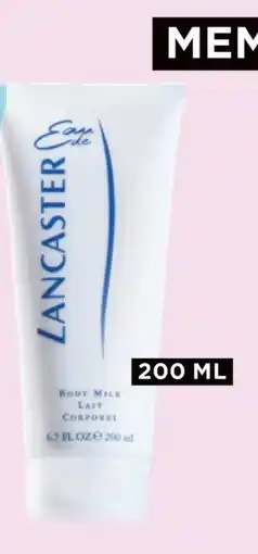 ICI Paris XL Lancaster bodymilk aanbieding