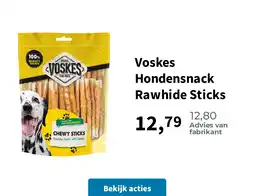 Plein.nl Voskes Hondensnack Rawhide Sticks aanbieding