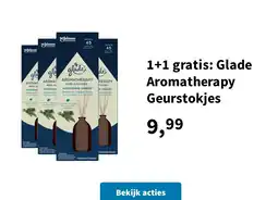 Plein.nl 1+1 gratis: Glade Aromatherapy Geurstokjes aanbieding