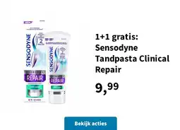 Plein.nl 1+1 gratis: Sensodyne Tandpasta Clinical Repair aanbieding