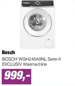 EP BOSCH WGH246A9NL Serie 6 EXCLUSIV Wasmachine aanbieding