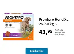 Plein.nl Frontpro Hond XL 25-50 kg 3 aanbieding