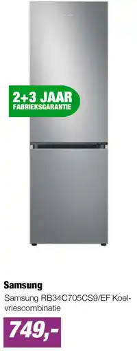 EP Samsung RB34C705CS9/EF Koel-vriescombinatie aanbieding