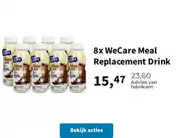 Plein.nl 8x WeCare Meal Replacement Drink aanbieding