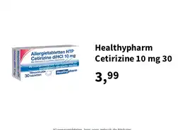 Plein.nl Healthypharm Cetirizine 10 mg 30 aanbieding