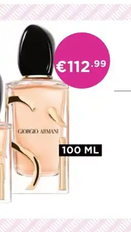 ICI Paris XL Giorgio armani Si aanbieding
