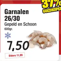Budget Food Garnalen 26/30 aanbieding