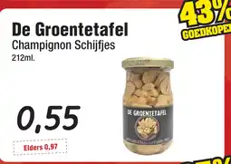 Budget Food De Groentetafel aanbieding
