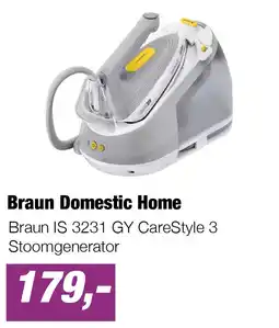 EP Braun IS 3231 GY CareStyle 3 Stoomgenerator aanbieding