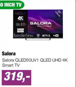EP Salora QLED50UV1 QLED UHD 4K Smart TV aanbieding