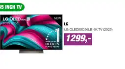 EP LG OLED55C56LB 4K TV (2025) aanbieding