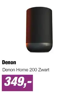 EP Denon Home 200 Zwart aanbieding