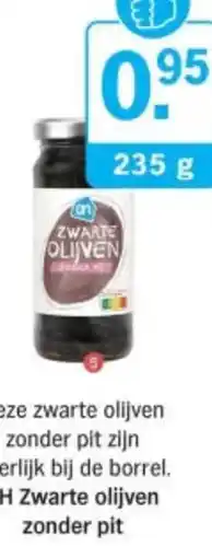 Albert Heijn AH Zwarte olijven zonder pit aanbieding