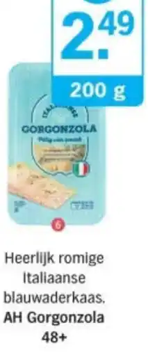 Albert Heijn AH Gorgonzola 48+ aanbieding