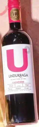 Albert Heijn Undurraga Carménère aanbieding