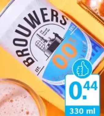 Brouwers Alcoholvrij bier