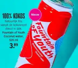 Albert Heijn Fountain of Youth Coconut water aanbieding