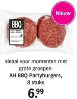Albert Heijn AH BBQ Partyburgers aanbieding