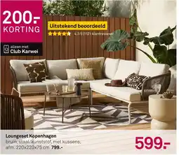 Karwei Loungeset Kopenhagen aanbieding