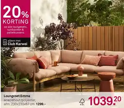 Karwei Loungeset Emma aanbieding