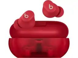 MediaMarkt Apple Beats Solo Buds Transparant Rood Oordopjes aanbieding