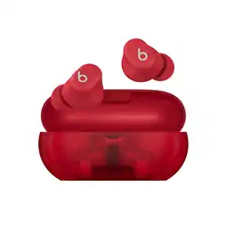 MediaMarkt Apple Beats Solo Buds Transparant Rood Oordopjes aanbieding