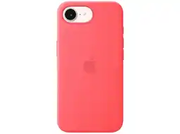 MediaMarkt Apple Silicone Magsafe Cover Voor Apple Iphone 17e Bright Guava aanbieding