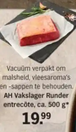 Albert Heijn AH Vakslager Runder entrecôte aanbieding