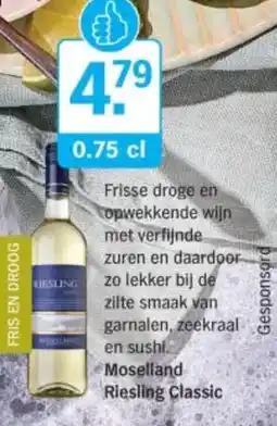 Albert Heijn Moselland Riesling Classic aanbieding