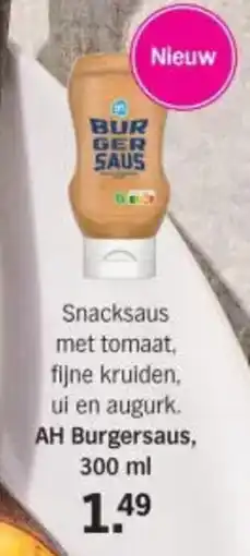 Albert Heijn AH Burgersaus aanbieding