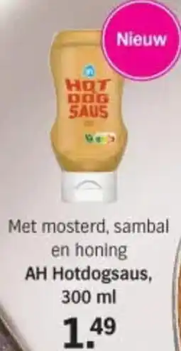 Albert Heijn AH Hotdogsaus aanbieding
