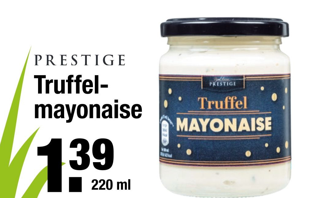 Truffelmayonaise 220ml aanbieding bij ALDI Truffelmayonaise 220ml aanbieding bij ALDI