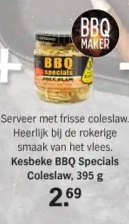 Albert Heijn Kesbeke BBQ Specials Coleslaw aanbieding