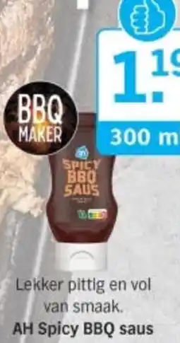 Albert Heijn AH Spicy BBQ saus aanbieding