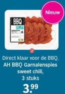 Albert Heijn A AH BBQ Garnalenspies sweet chili aanbieding