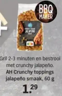 Albert Heijn AH Crunchy toppings jalapeño smaak aanbieding