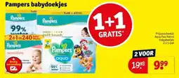 Kruidvat Pampers Babydoekjes aanbieding