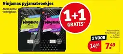 Kruidvat Ninjamas Pyjamabroekjes aanbieding