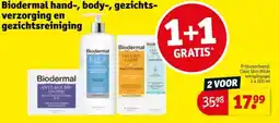 Kruidvat Biodermal hand, body, Gezichtsverzorging en gezichtsreiniging aanbieding