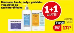 Kruidvat Biodermal hand, body, Gezichtsverzorging en gezichtsreiniging aanbieding