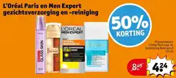 Kruidvat L'Oréal Paris en Men Expert gezichtsverzorging en reiniging aanbieding