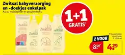 Kruidvat Zwitsal babyverzorging en Doekjes Enkelpak aanbieding