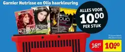 Kruidvat Garnier Nutrisse en Olia haarkleuring aanbieding