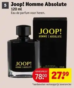 Kruidvat Joop! Homme Absolute aanbieding