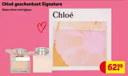 Kruidvat Chloé geschenkset Signature aanbieding