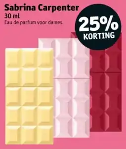 Kruidvat Sabrina Carpenter aanbieding