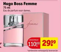 Kruidvat Hugo Boss Femme aanbieding