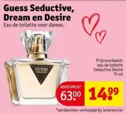 Kruidvat Seductive, Dream en Desire aanbieding