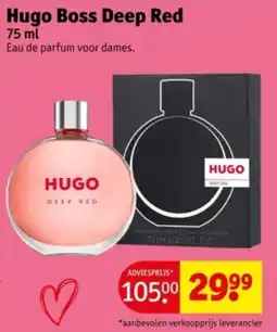 Kruidvat Hugo Boss Deep Red aanbieding